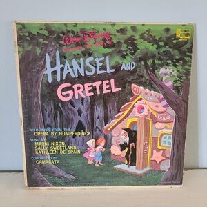 Vintage Walt Disney Hansel & Gretel LP 33 1/3